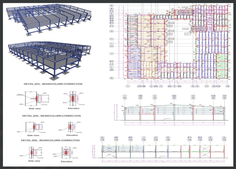 تصميم مصنع Steel - مكة المكرمة