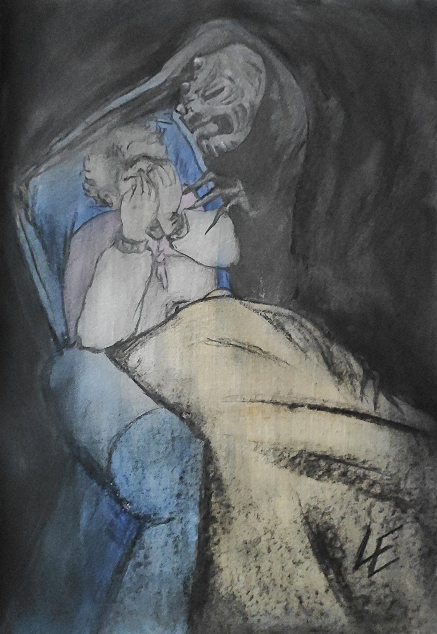"Arriva il buio".
