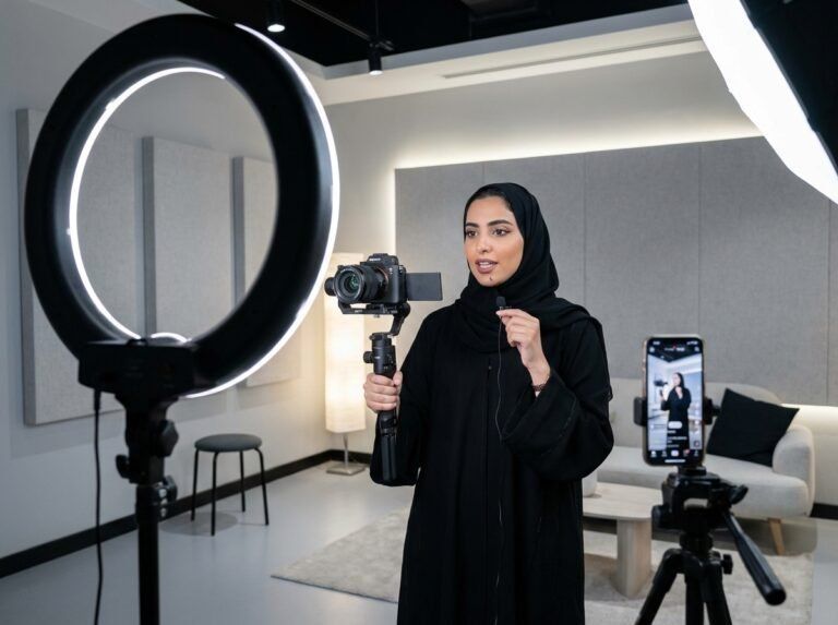 إنتاج محتوى الفيديو والريلز