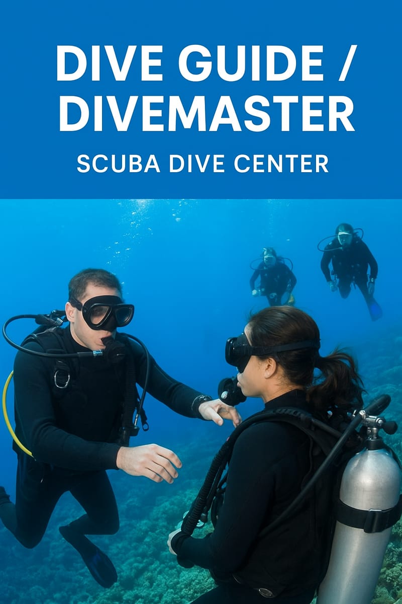 دورة الغوص الاحترافية |Dive Guide / Divemaster