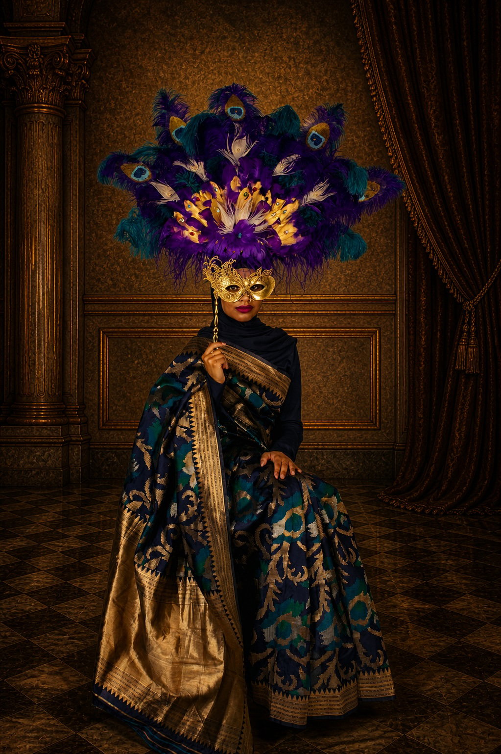 Peacock - Headpiece
