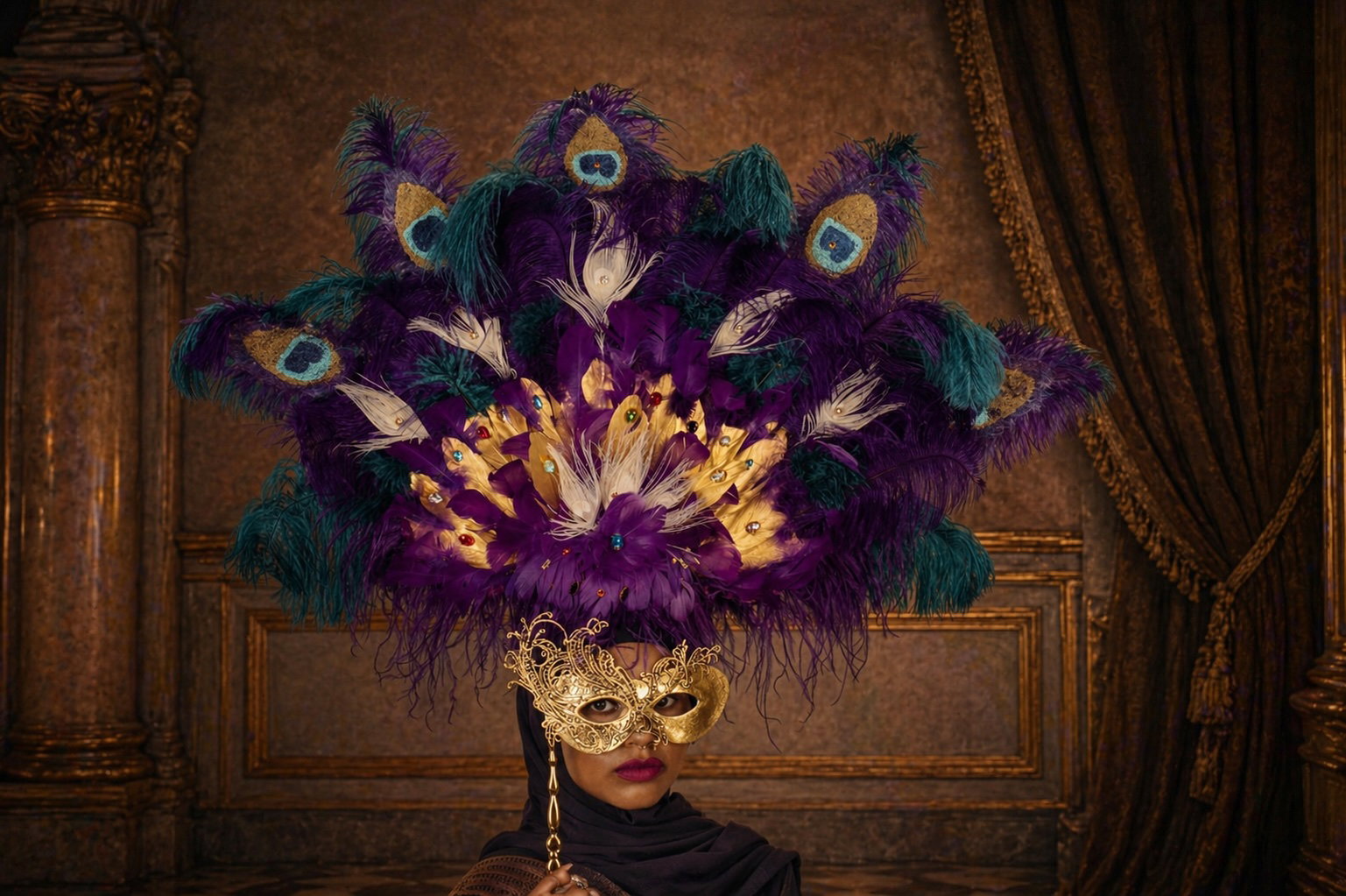 Peacock Headpiece