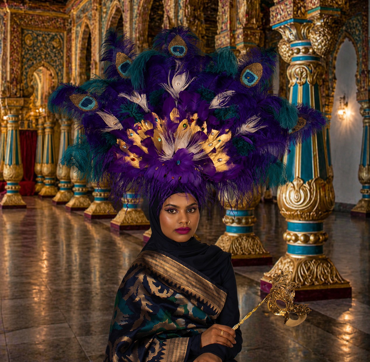 Peacock Headpiece