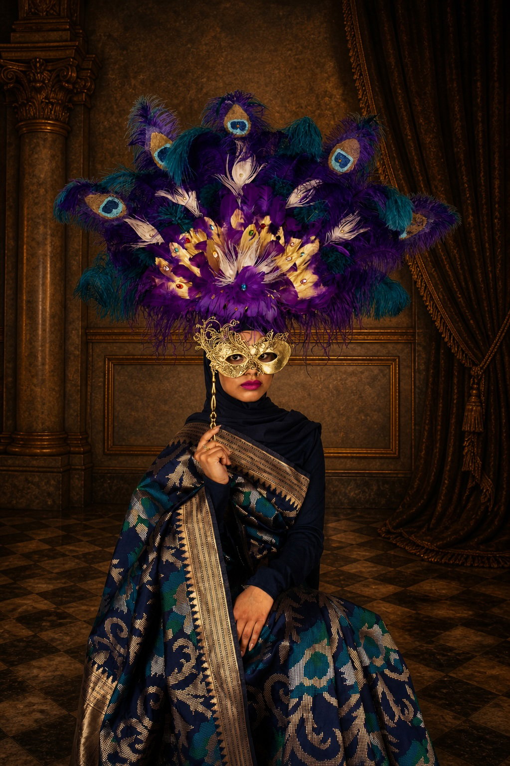 Peacock Headpiece