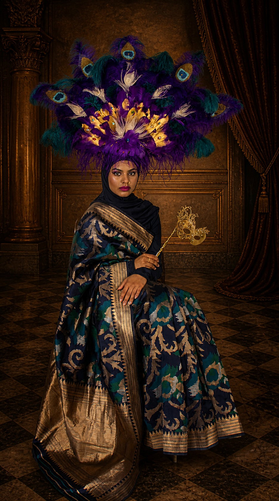 Peacock Headpiece