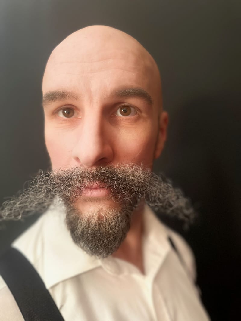 A collection of various wigs