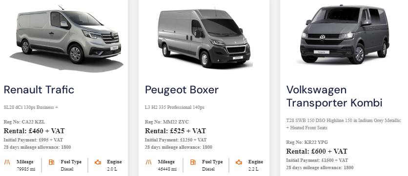 No Credit Check Van and Car Leasing Deals - Guaranteed Acceptance - GRS Motor Group