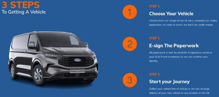 No Credit Check Van and Car Leasing Deals - Guaranteed Acceptance