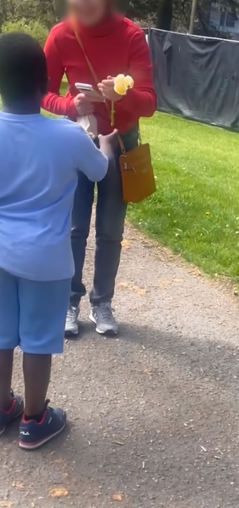 A small act of kindness that represents the impact of community and care.