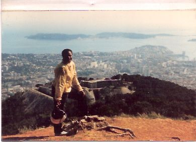 Porgy and Bess Tour-overlooking Monte Carlo before taking the moped to San Tropez