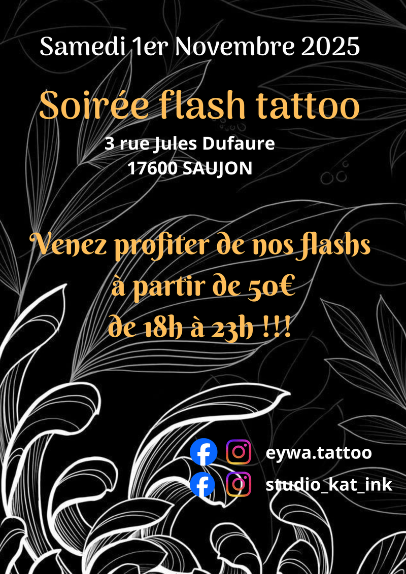 Soirée flashs tattoo