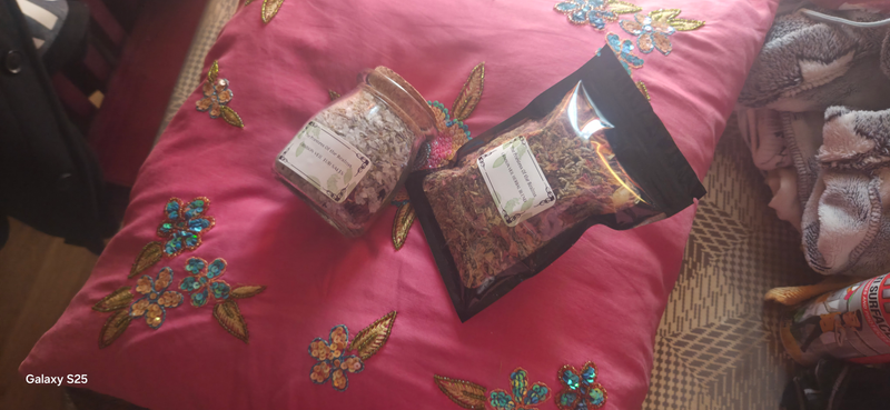 CRIMSON VEIL HERBAL BLEND AND TUB SALTS COMBO