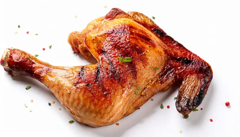 Muslo y pierna rostizadas