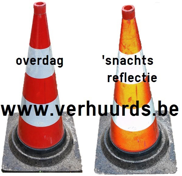 Volledig reflecterende kegel 75 cm