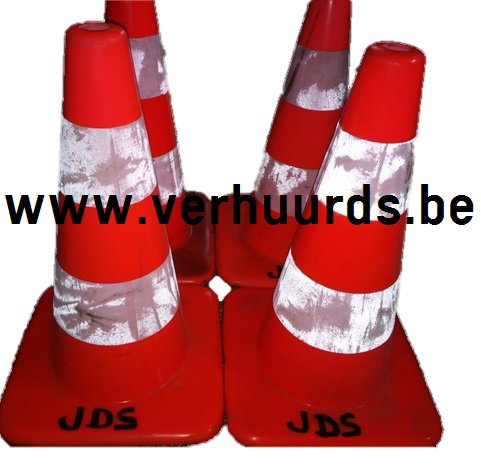Kegel 50 cm - 2 reflecterende banden!