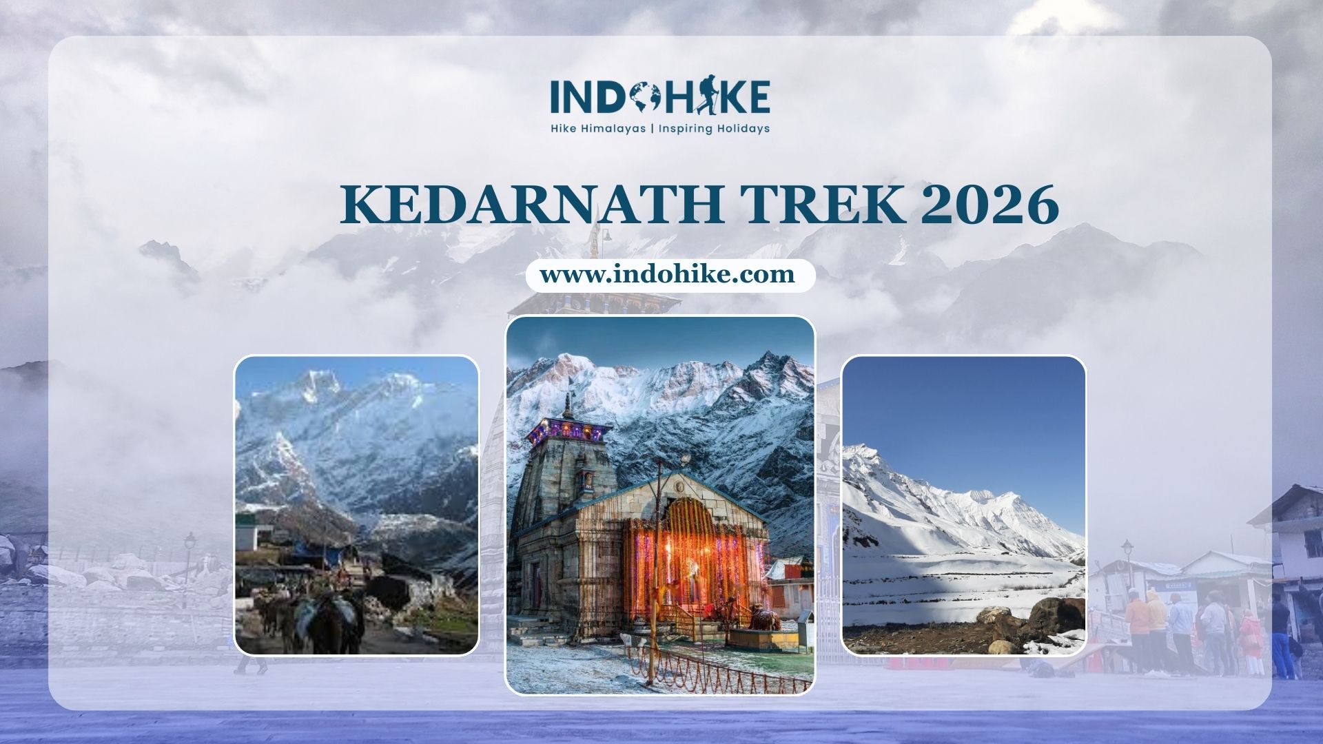 Book Your Kedarnath Trek 2026 with Indohike