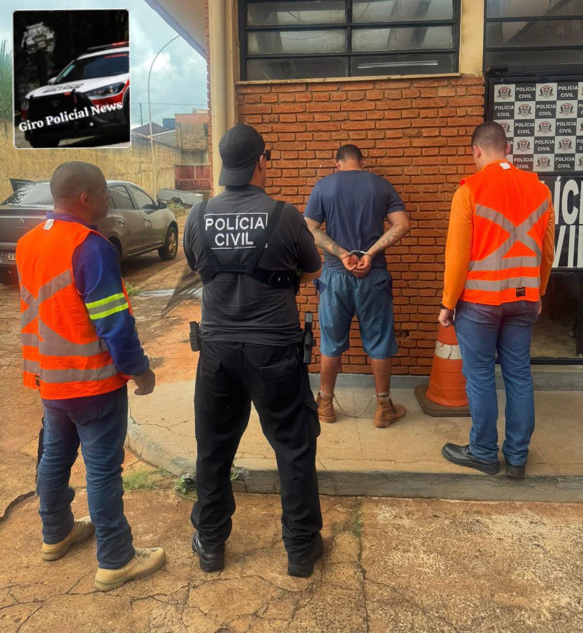 FORAGIDO DA JUSTIÇA É PRESO PELA POLÍCIA CIVIL