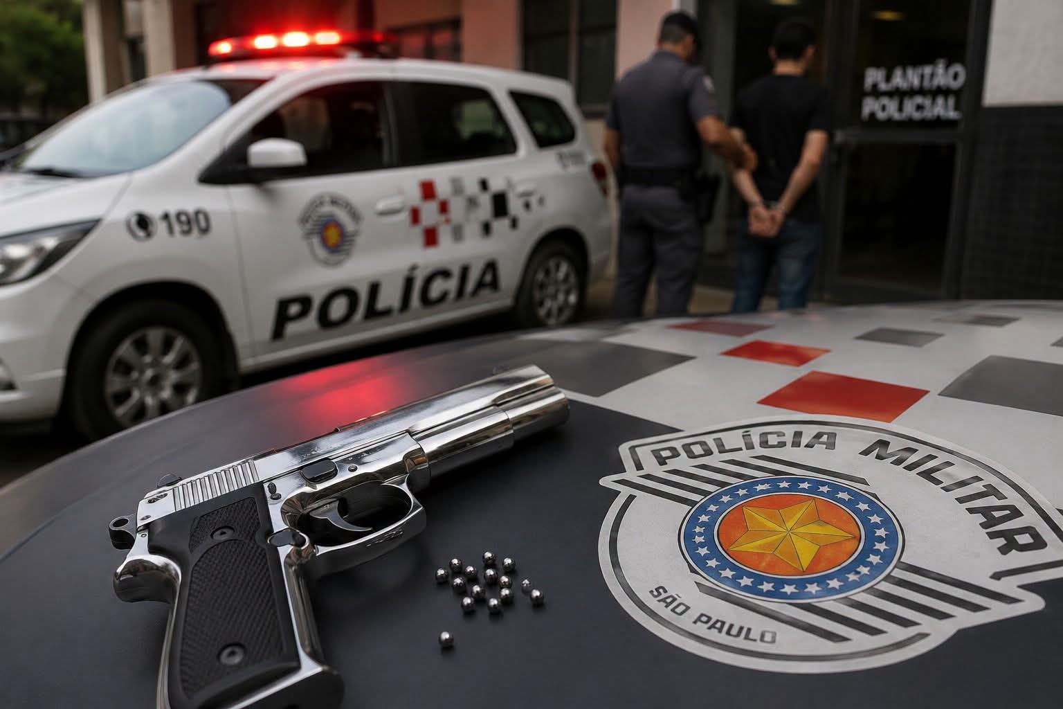 EMPRESÁRIO DE JABOTICABAL É CONDUZIDO A DELEGACIA APÓS AMEAÇAS COM ARMA DE PRESSÃO