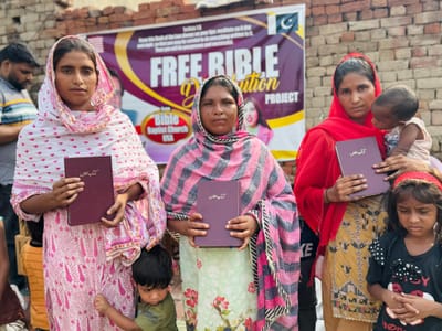 Bible Distribution Among Hungry Souls