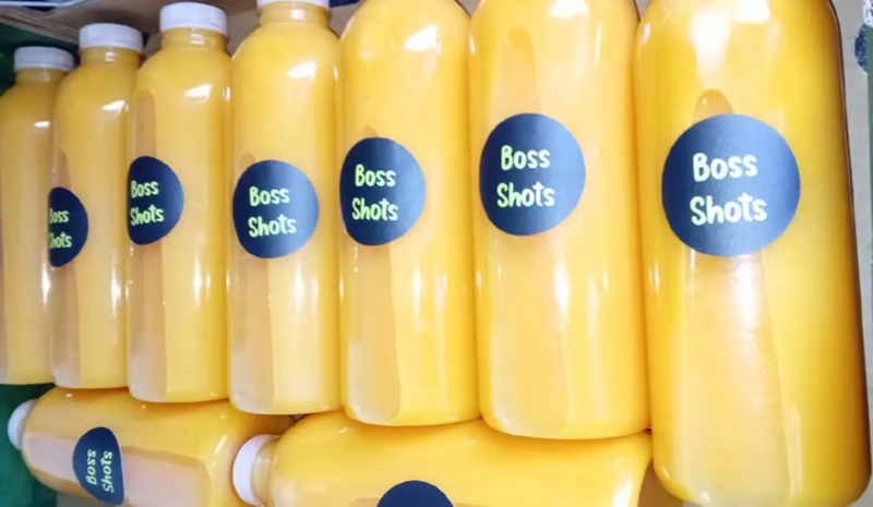 Freshly made and bottled.