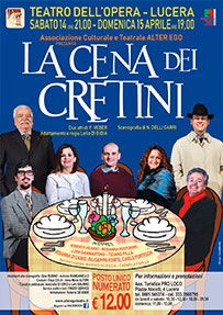 "La cena dei cretini" di F. Weber 2018