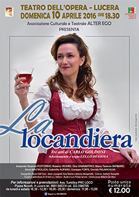 "La locandiera" di Carlo Goldoni 2016