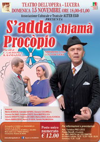 "S'adda chiamà Procopio" di Gaudiano-Randazzo 2015