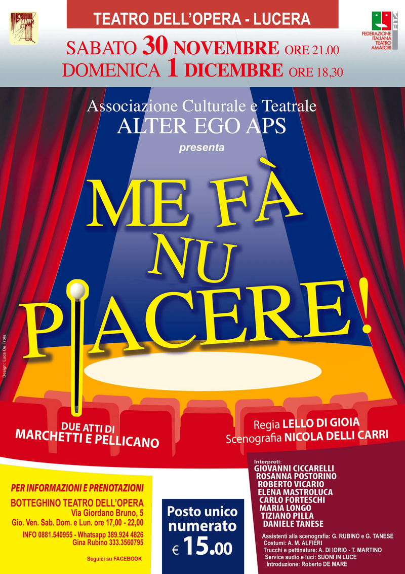 ME FA NU PIACERE 2024