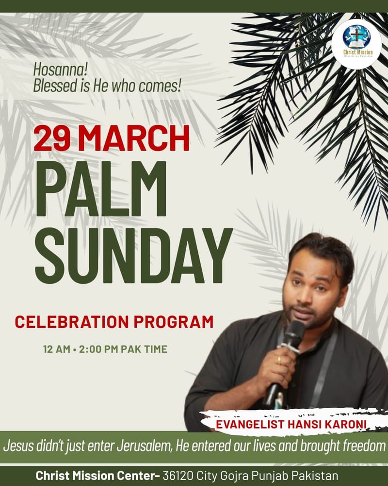 Palm Sunday Celebration