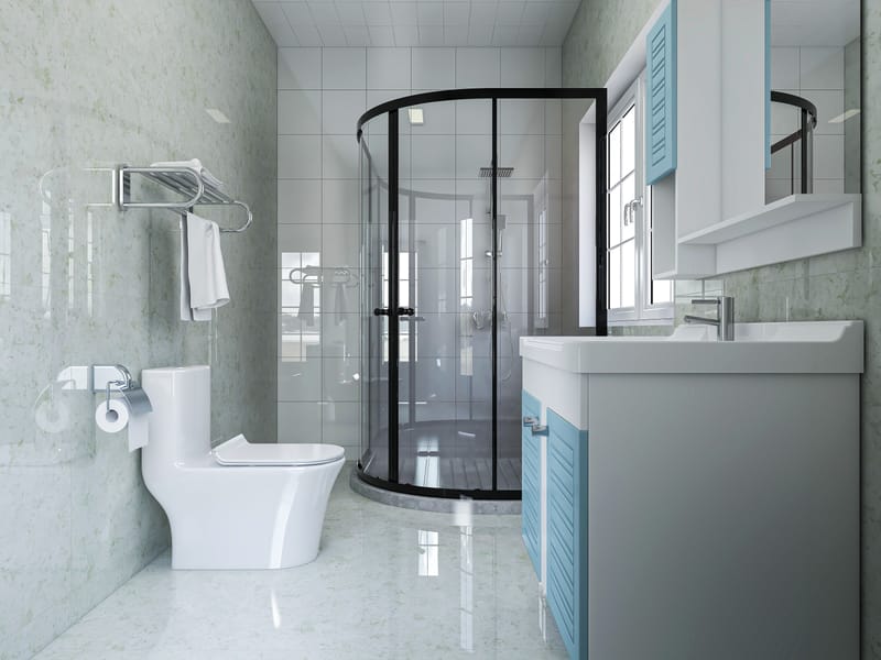 تركيب كبائن شاور زجاج سيكوريت وقواطع حمامات بالرياض