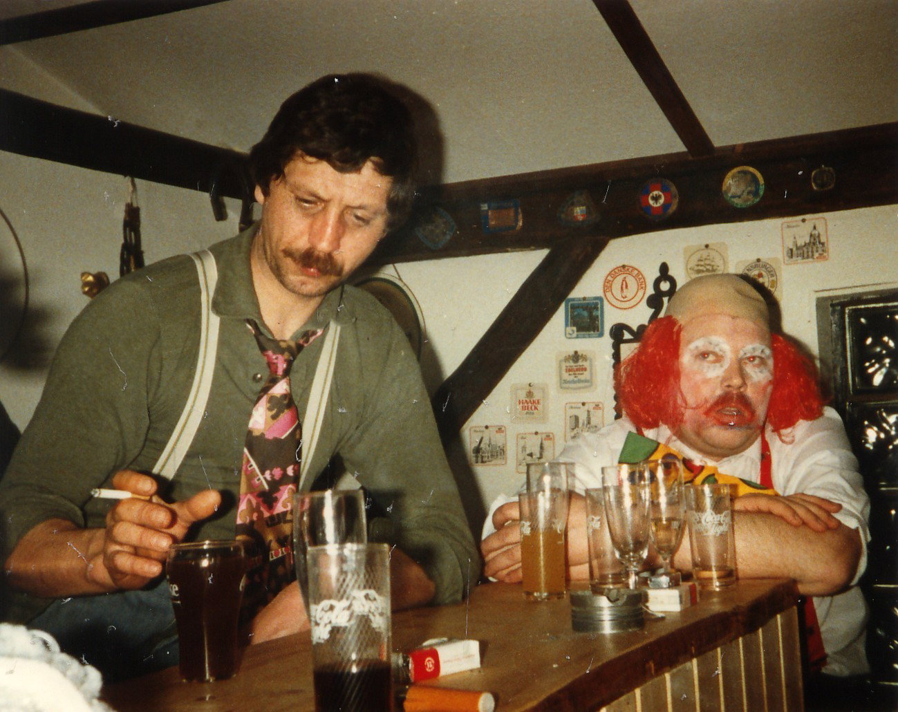 Feier bei Klaus B. - Klaus B., Werner G., - (Wann unbekannt)