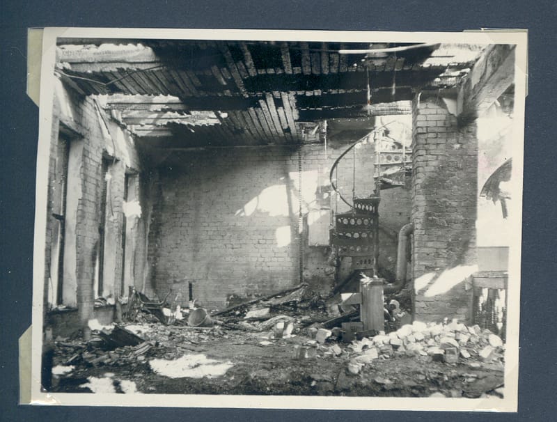 04.03.1943 Großfeuer Kaufhaus Grimme (Zum vergrößern auf das Bild drücken)