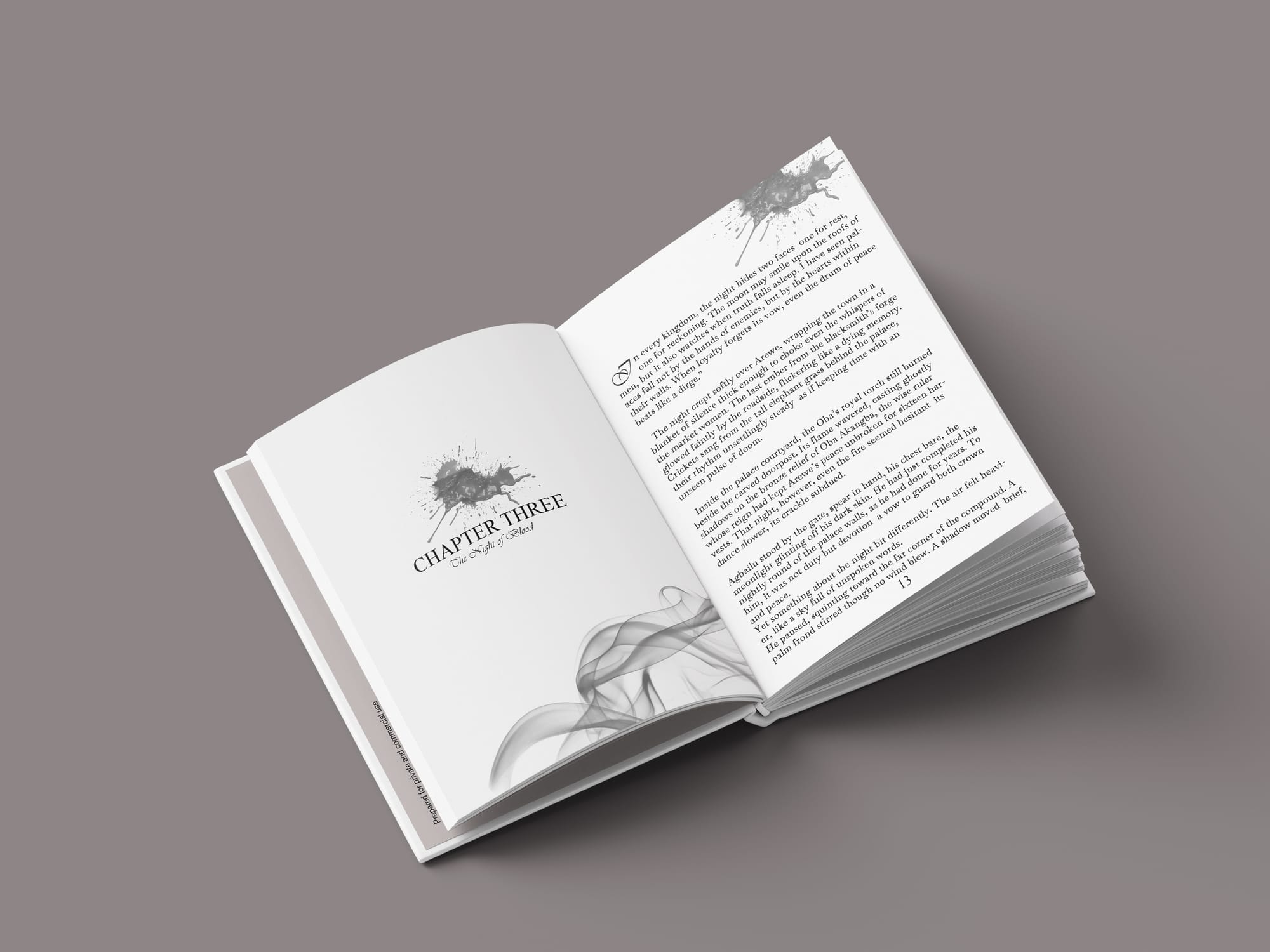 book design / formatting