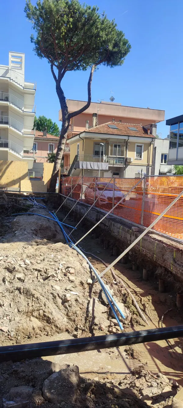 Cantiere Via Zanella - Rimini