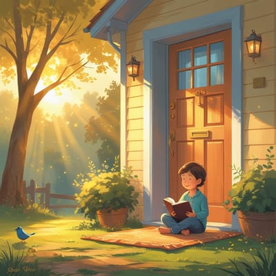 Listening at His Door