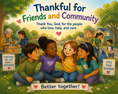 Thankful for Friends and Community