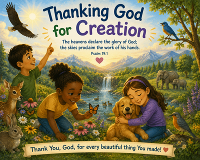 Thanking God for Creation