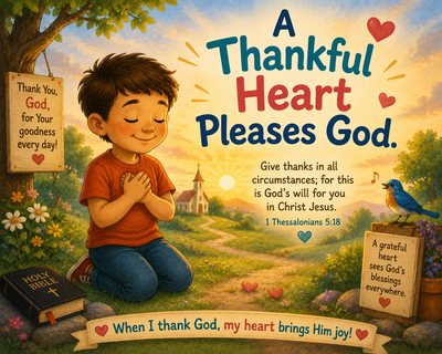 A Thankful Heart Pleases God