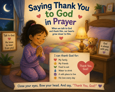 Saying Thank You to God in Prayer