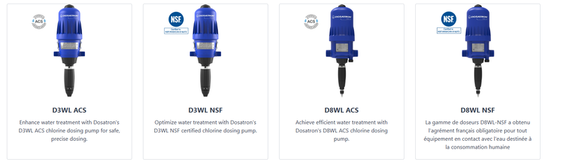 Recommended Certified Chlorine Dosing Pumps