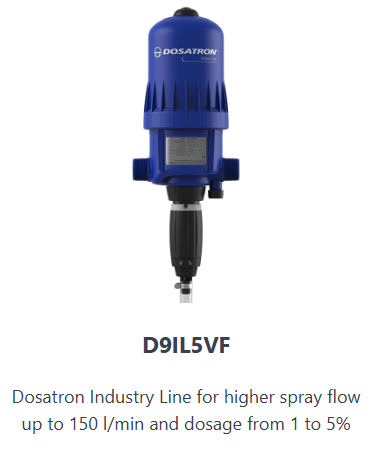 Manufactured by Desatron - Recommended Dosing Pumps