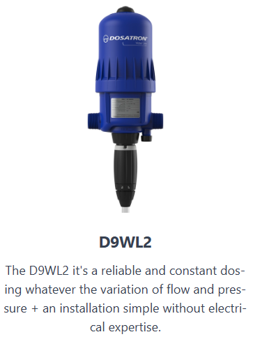 Manufactured by Desatron - Recommended Dosing Pumps