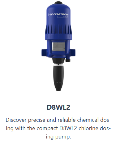 Manufactured by Desatron - Recommended Dosing Pumps