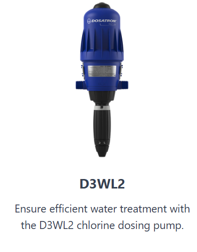 Manufactured by Desatron - Recommended Dosing Pumps