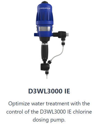 Manufactured by Desatron - Recommended Dosing Pumps