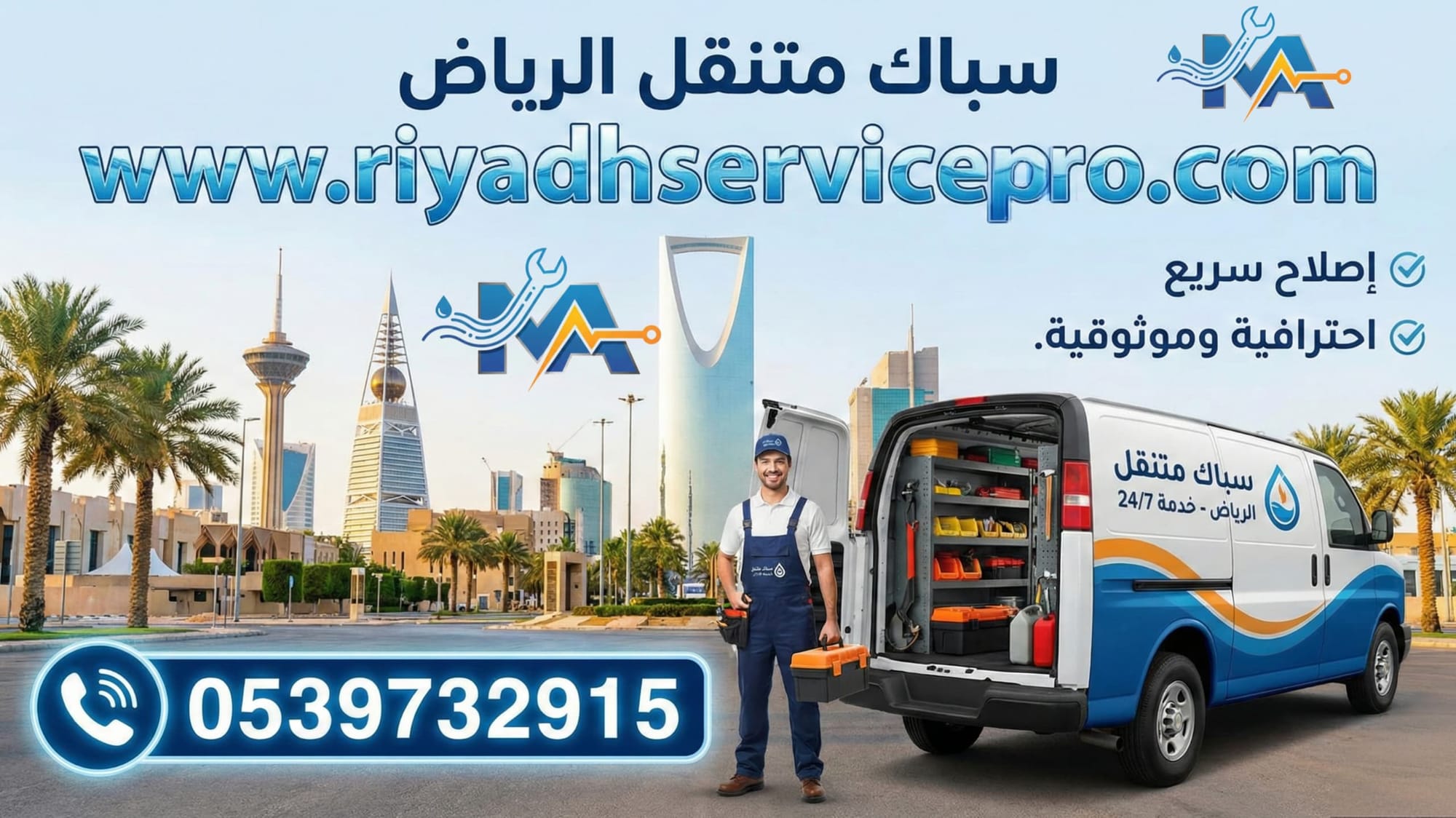 أفضل خدمة سباكة في شمال الرياض على مدار الساعة