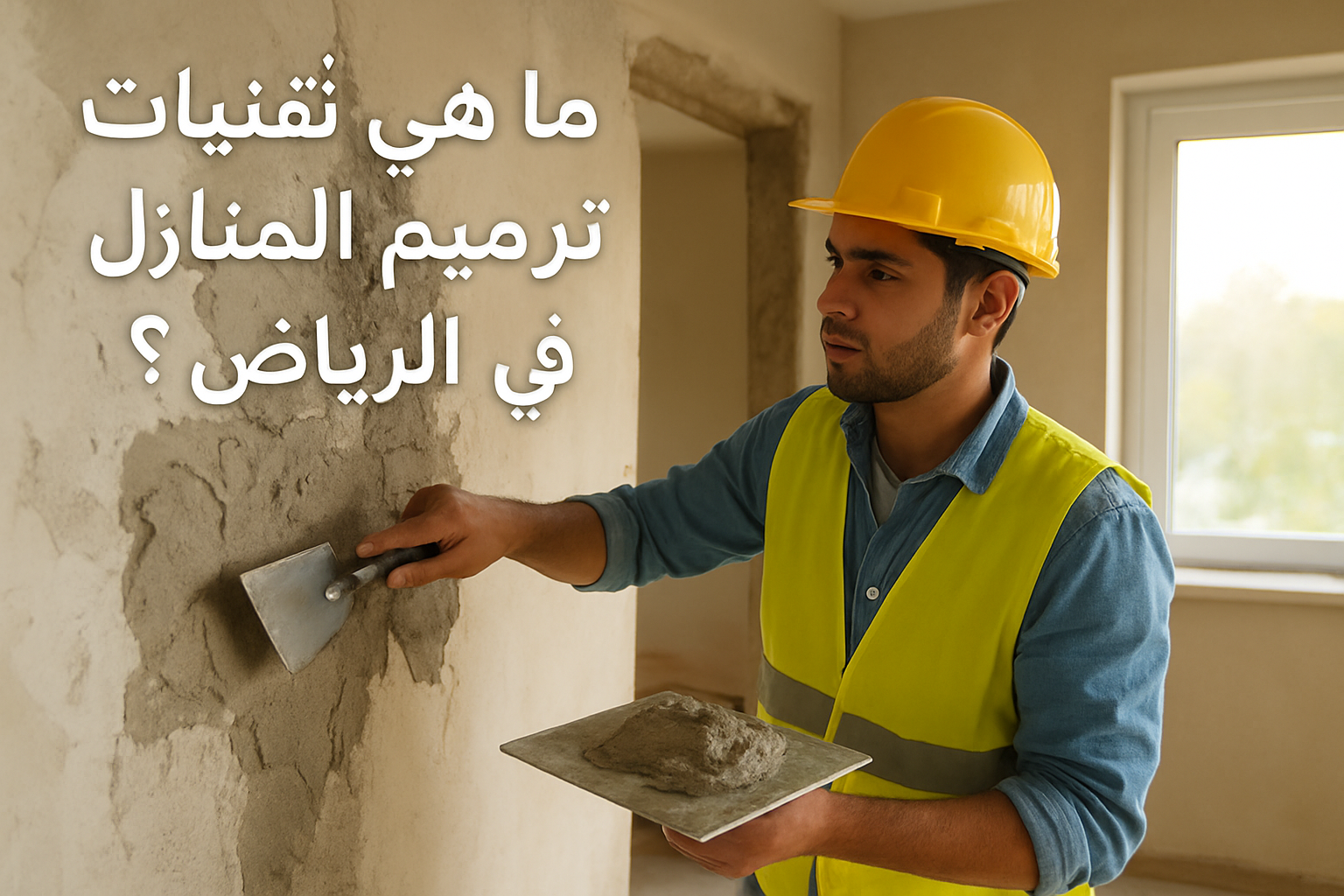 ما هي أحدث تقنيات ترميم المنازل في الرياض؟