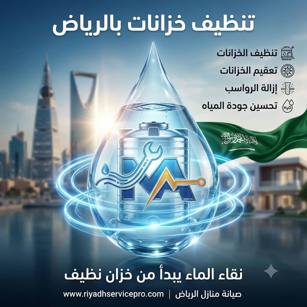 غسيل خزانات المياه بالرياض بأحدث المعدات وضمان جودة الخدمة