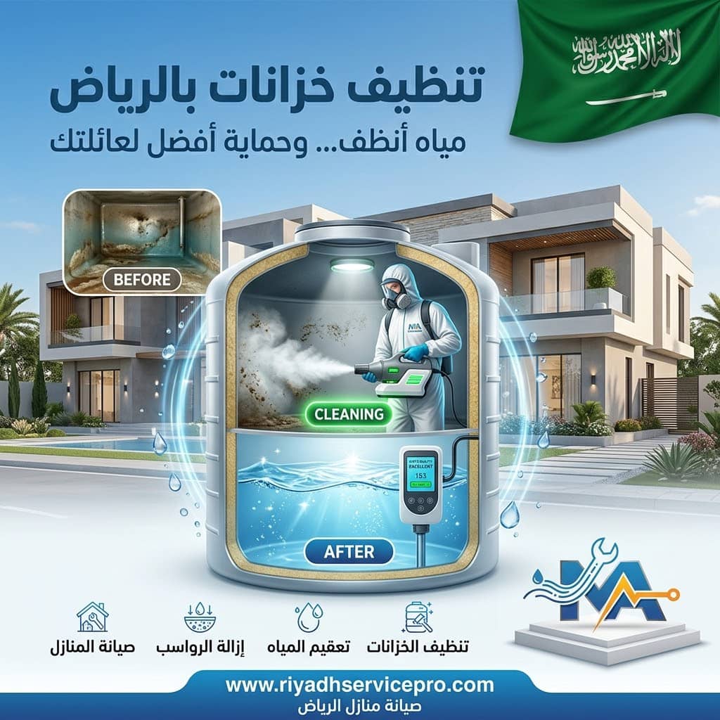 لماذا خزانات المياه لا تعيقك في الرياض؟ كسر معتقدات الصيانة