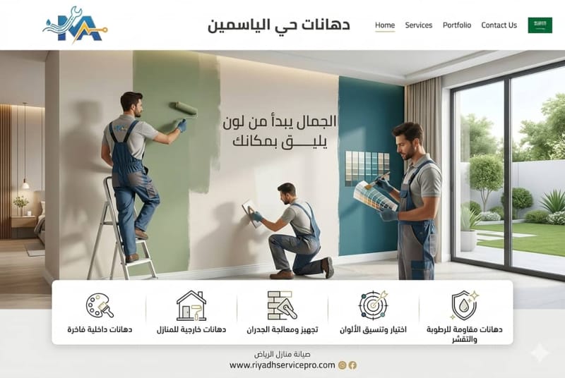 دهانات حي الياسمين